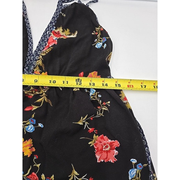 Band of Gypsies Boho Print Sleeveless Mini Dress Size S Womens Babydoll Y2K - Picture 6 of 8